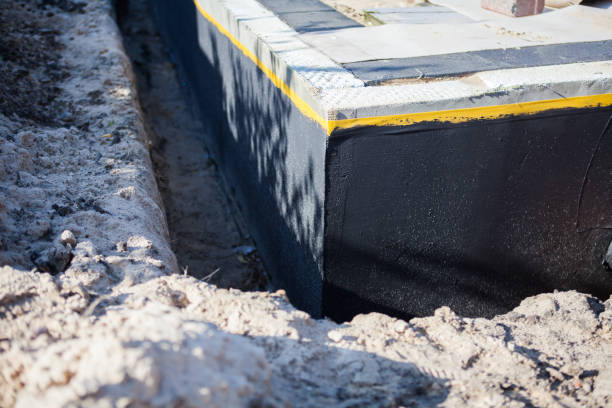 Residential Exterior Waterproofing installation at a Carrollton, IL home by SJ Waterproofing Pros